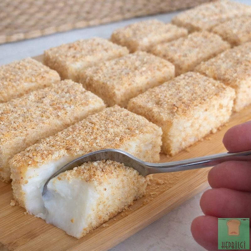 Az Malzemeli Kesme Sütlü Tatlı Tarifi - 3