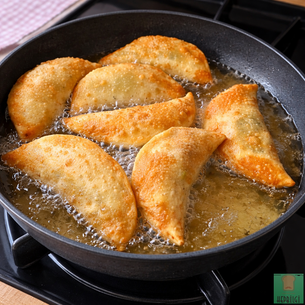 Asla Yağ Çekmeyen Ispanaklı Çi Börek - 2