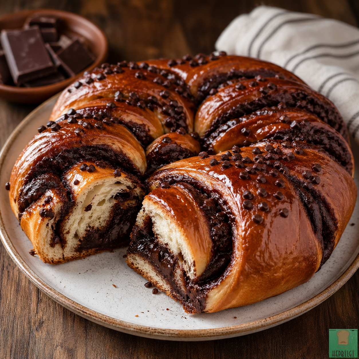 Çikolatalı Çörek Tarifi - 2