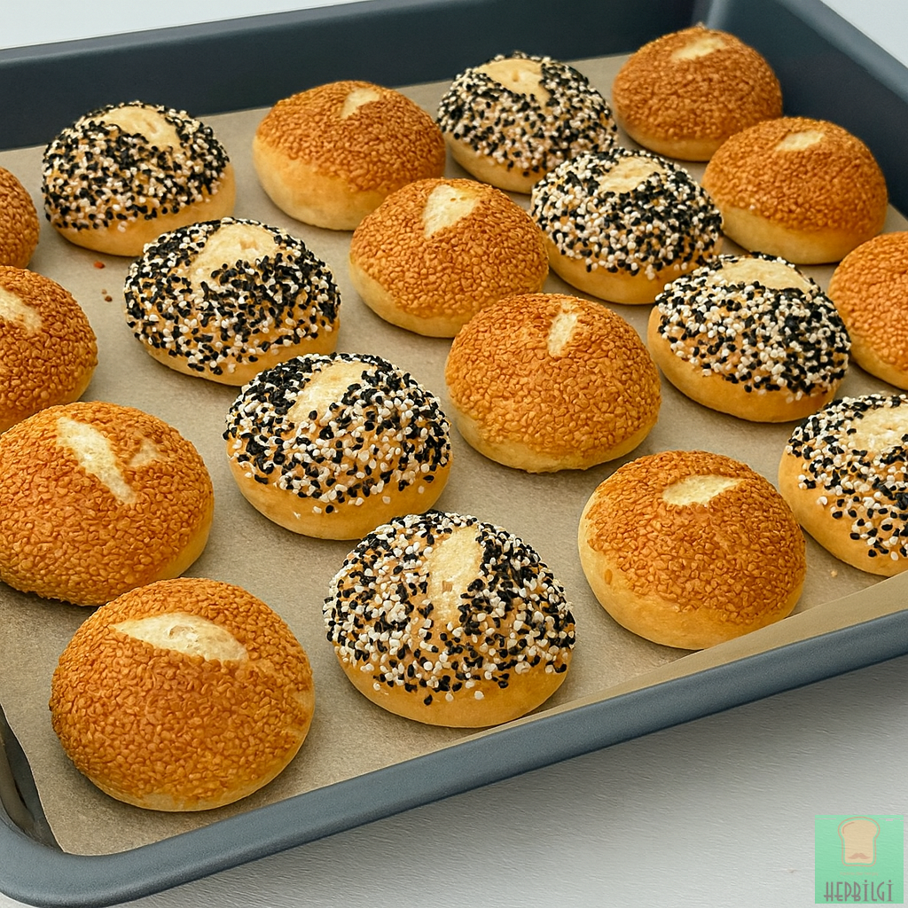 Mayasız Yumuşacık Süslü Poğaça Tarifi - 1