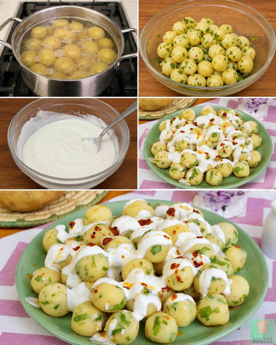 Yoğurtlu Patates Topları - 1