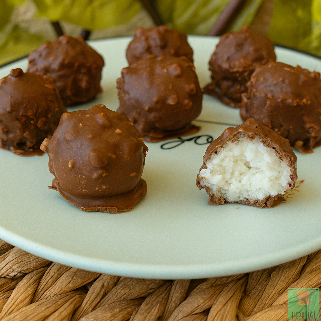 5 Dakikada Fındıklı Hindistan Cevizi Topları Tarifi - 3