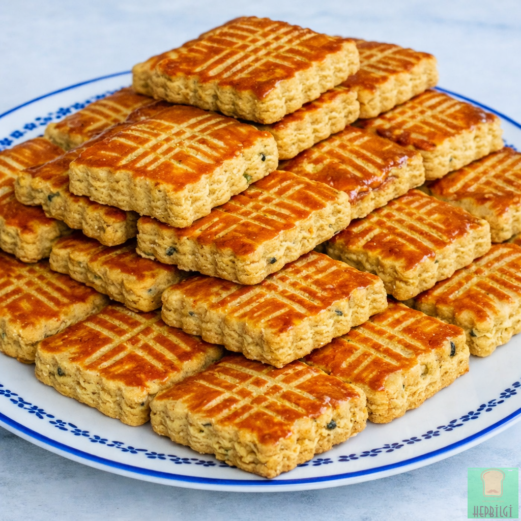 Pastane Usulü Tuzlu Gevrek Kurabiye - 3