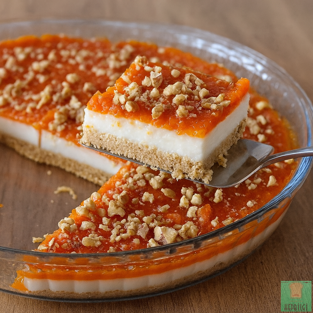 Bal Kabaklı Muhallebili Pasta Tarifi - 1