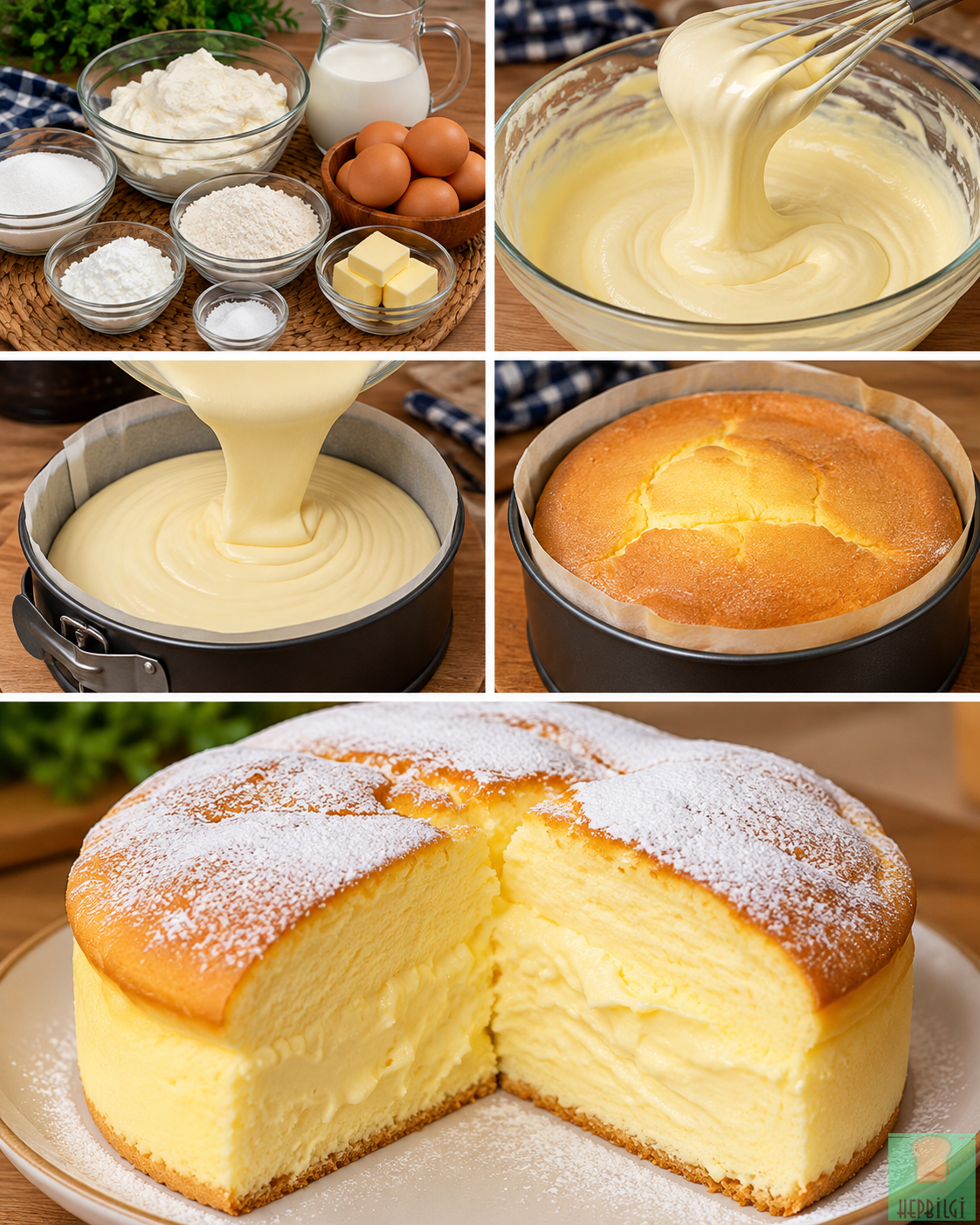 PAMUK GİBİ YUMUŞACIK JAPON USULÜ CHEESECAKE - 3