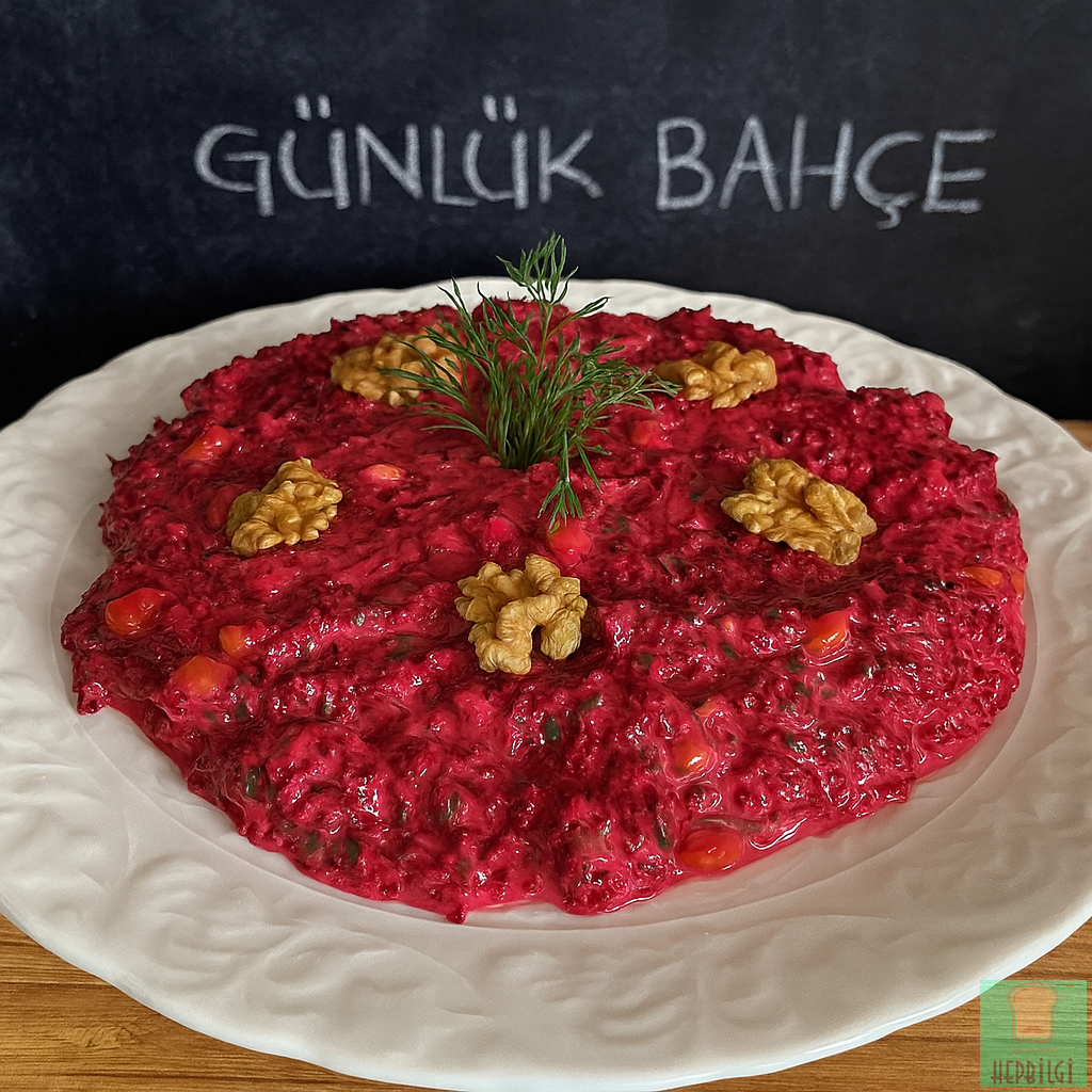 Yoğurtlu Pancar Salatası Tarifi - 3