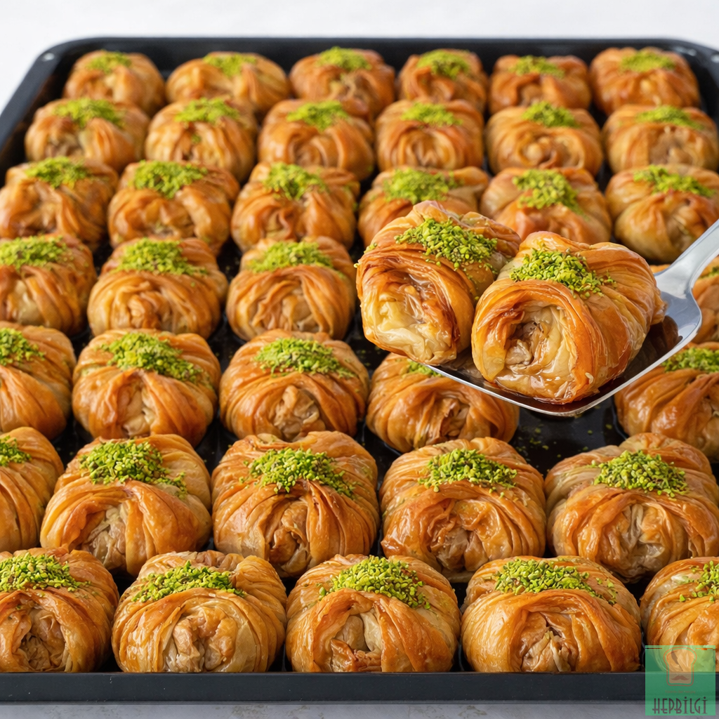 EL AÇMASI GÜL BAKLAVA TARİFİ - 2