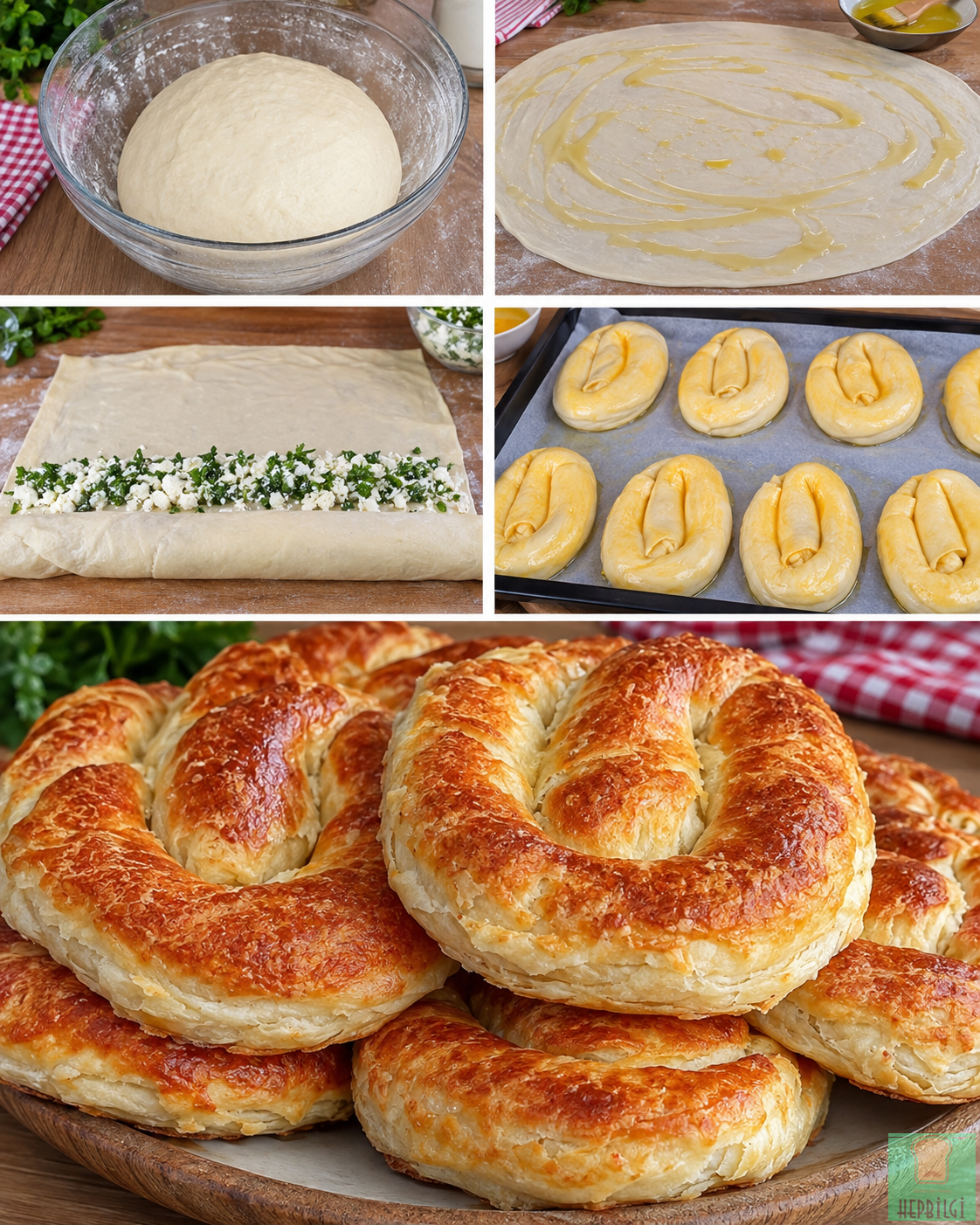 TEL TEL AYRILAN EL AÇMASI PEYNİRLİ BÖREK - 2
