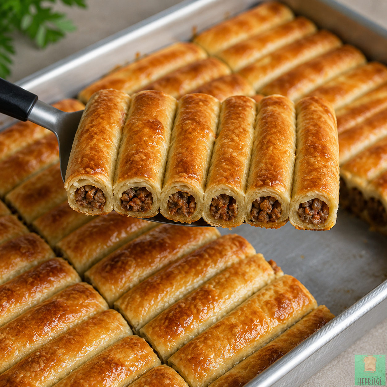Çıtır Kıymalı Rulo Börek - 2