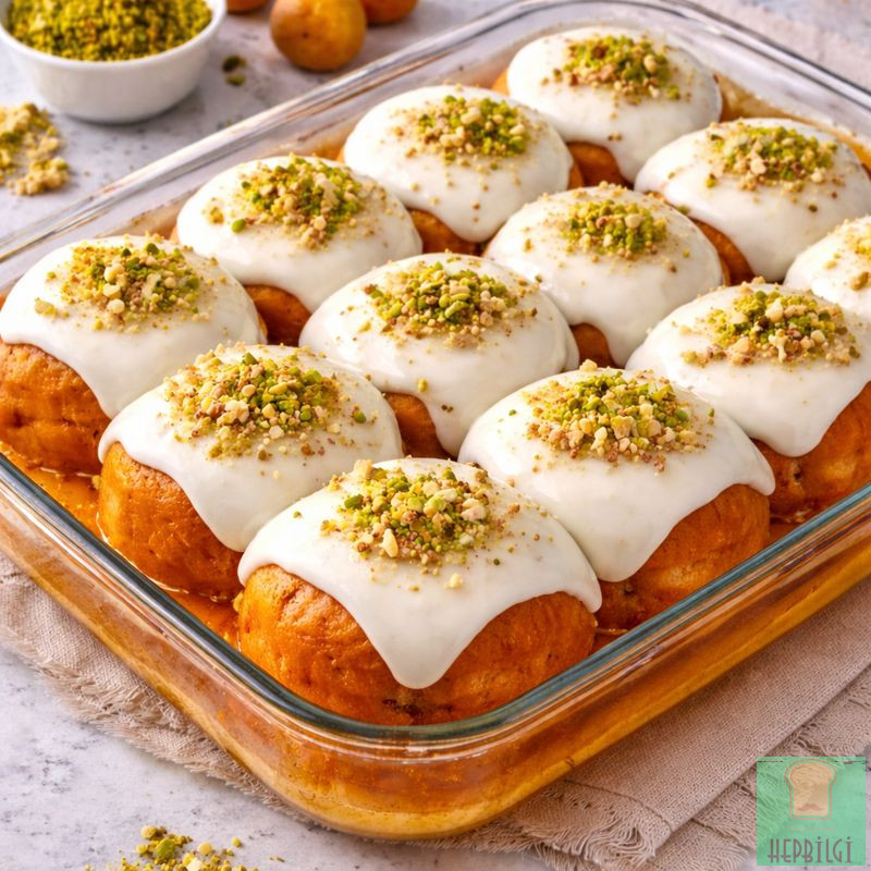 Muhallebili Kemal Paşa Tatlısı (Bol Şerbetli) - 3