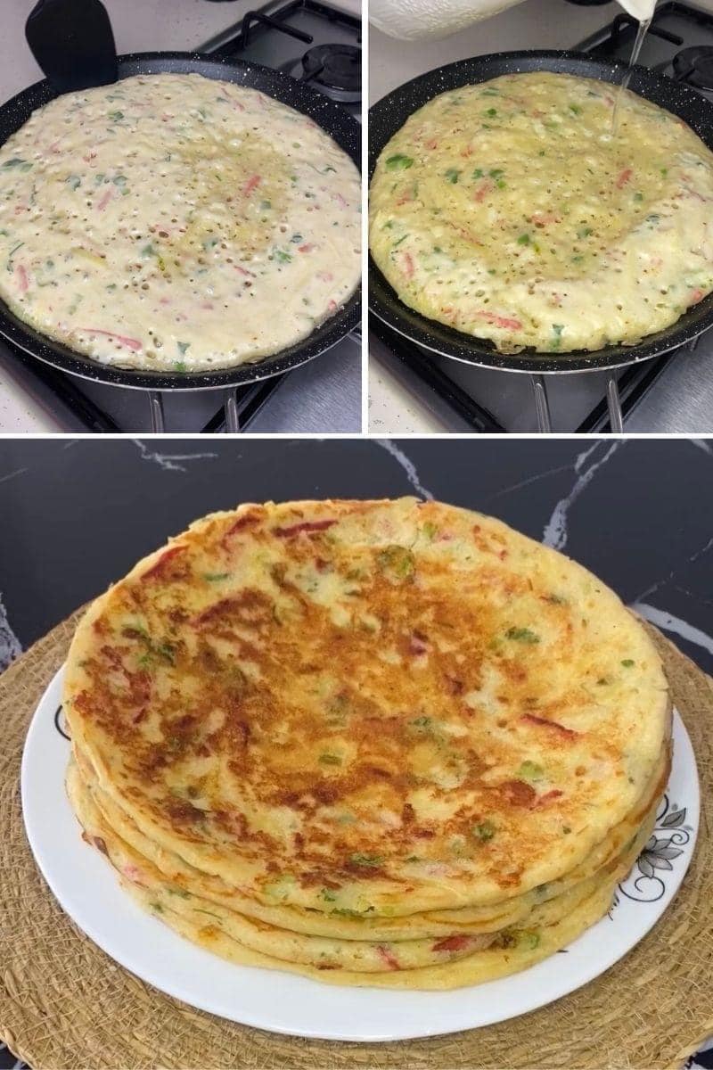 Sebzeli Kahvaltılık Krep - 1
