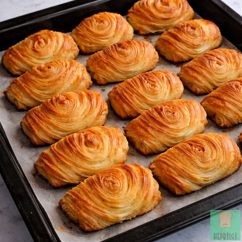 El Açması Çıtır Midye Börek Tarifi - 3