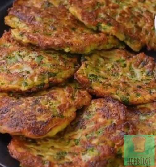 Muhteşem Patatesli Kabak Mücver - 1