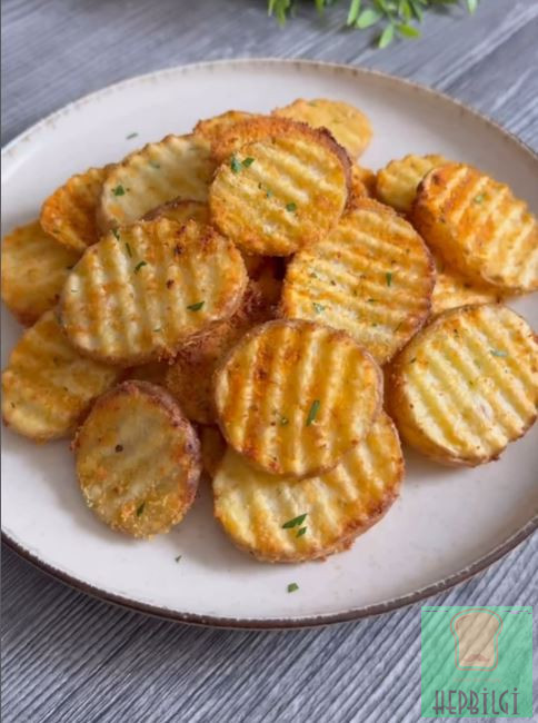 Fırında Baharatlı Çıtır Patates - 1