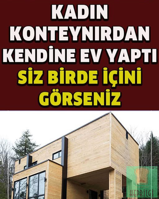 Konteynırdan yaptığı eve bayılacaksınız - 1