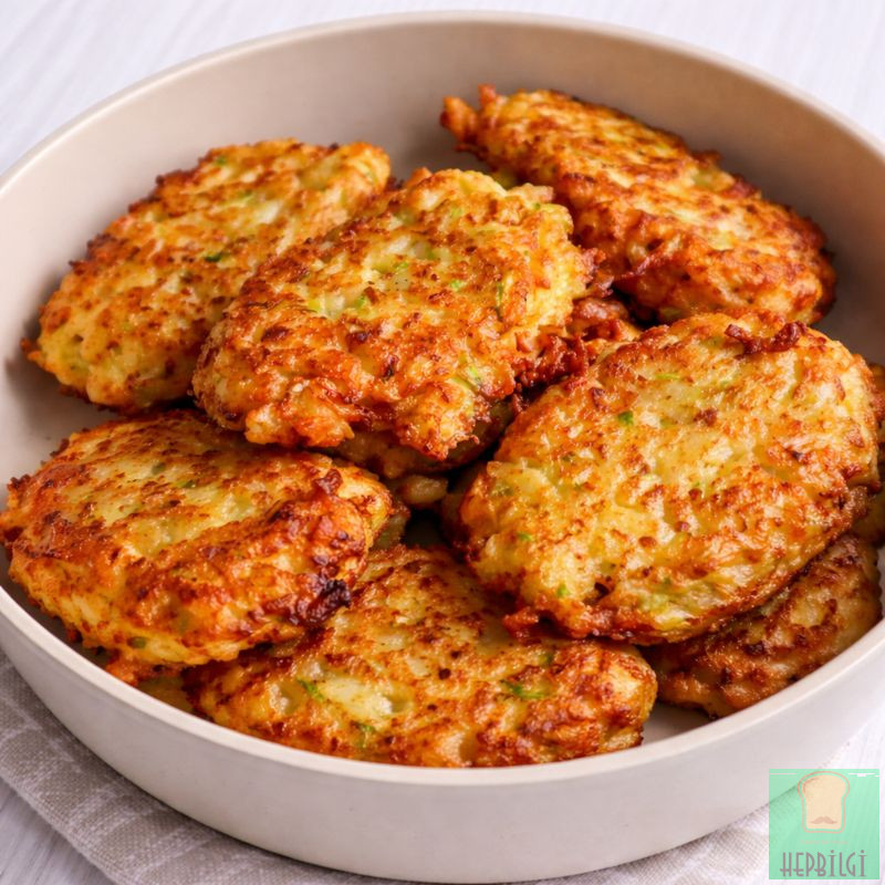 Kabak ve Makarna ile 10 Dakikada Mücver Tarifi - 1