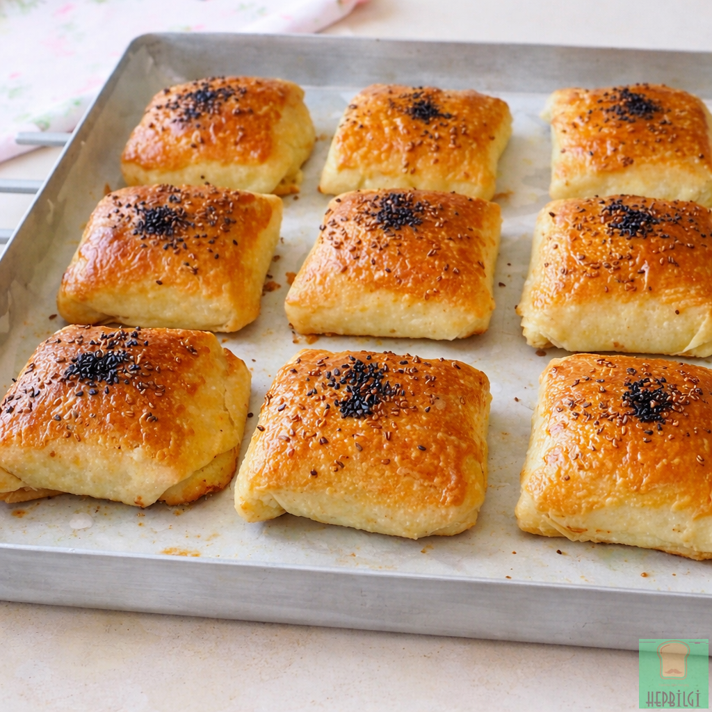 4 Yufkayla 1 Tepsi Dolusu Çıtır Zarf Böreği - 3