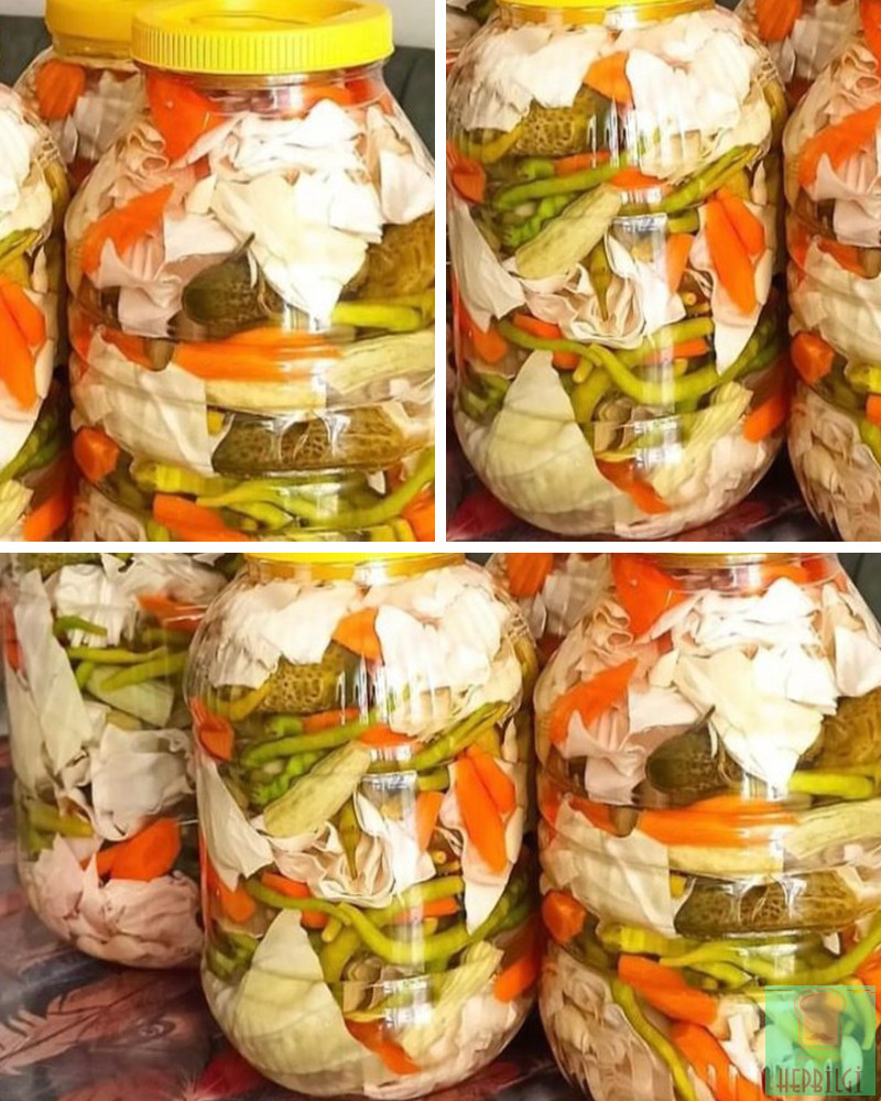 5 kg’lık Bidon İçin Uzun Ömürlü Lahanalı Karışık Turşu - 1