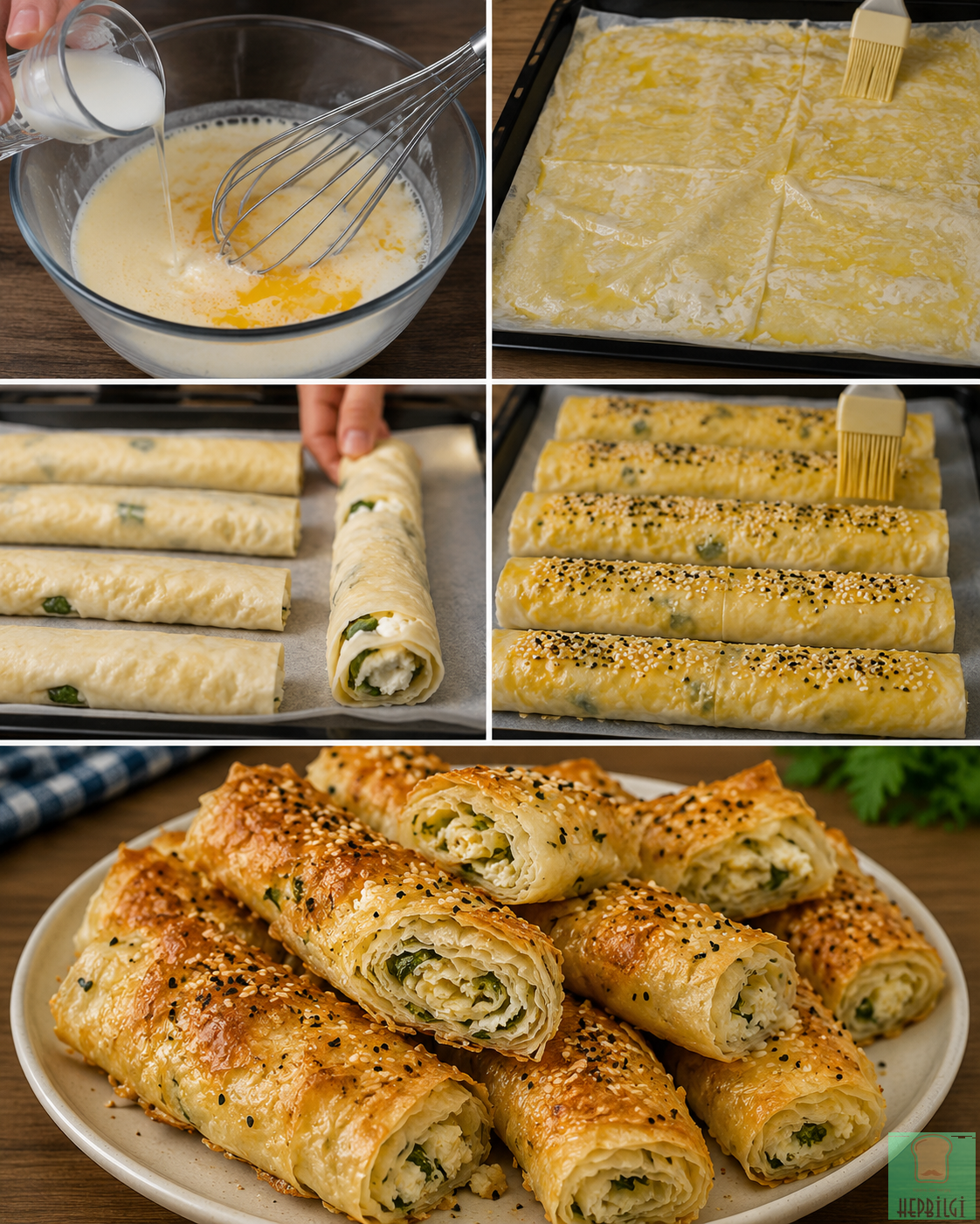 Milföy Gibi Pul Pul Dağılan Çıtır Börek - 3