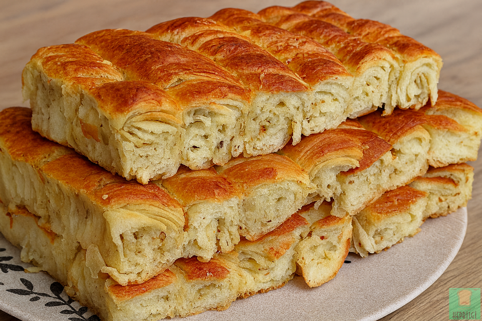 Kat Kat Cevizli Çörek Tarifi (Tam Ölçü) - 2