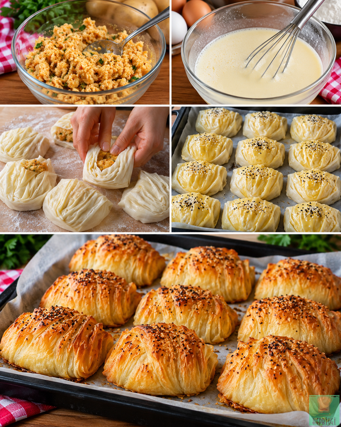 ÇITIR ÇITIR PATATESLİ BÜZGÜ BÖREK - 1