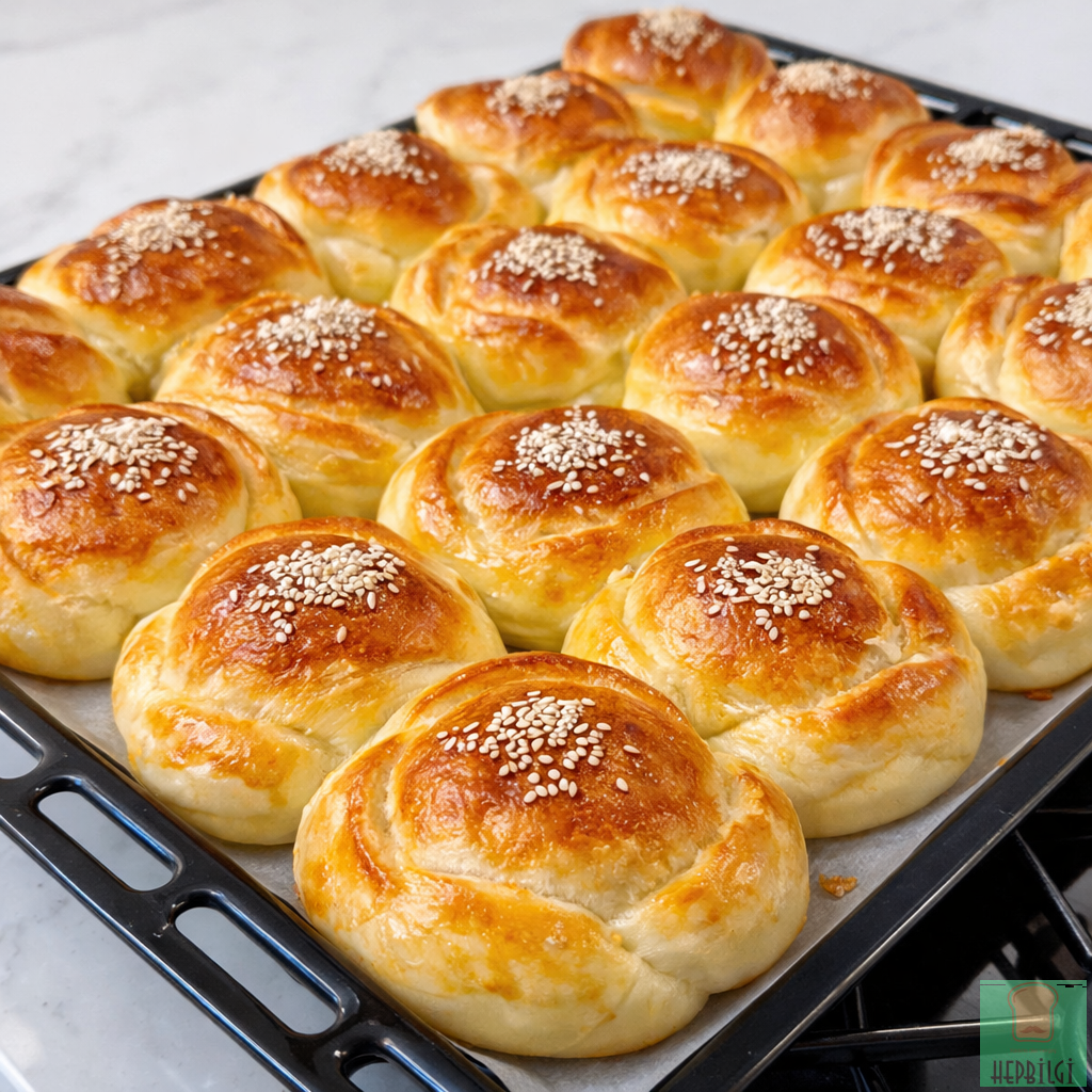 Puf Puf Yumuşacık Peynirli Poğaça Tarifi - 3