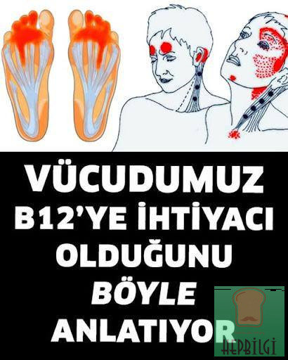 Vücudumuz B12’ye İhtiyacı Olduğunu Böyle Anlatır. - 1