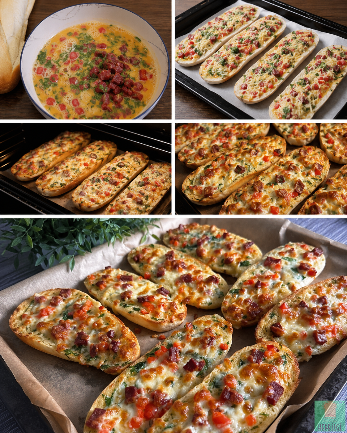 Fırında Yumurtalı Ekmek - 1