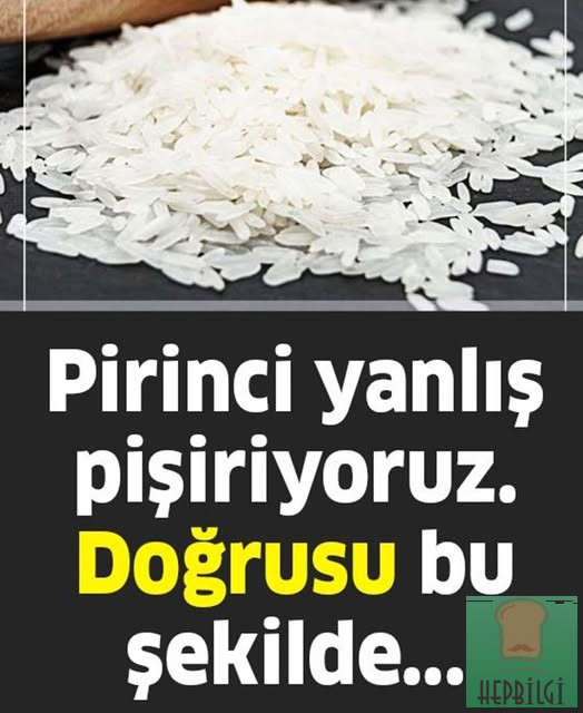 Pirinci yanlış pişiriyorsunuz işte doğru pişirme yöntemi Bilgi İlk Yorumda - 1