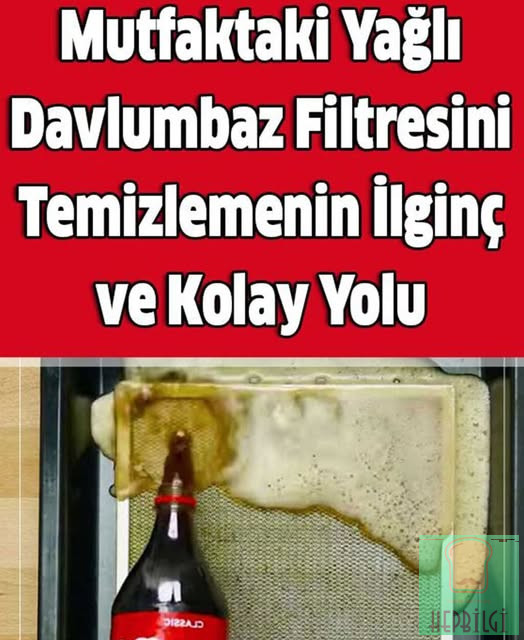 Mutfaktaki Yağlı Davlumbaz Filtresini Temizlemenin İlginç ve Kolay Yolu - 1