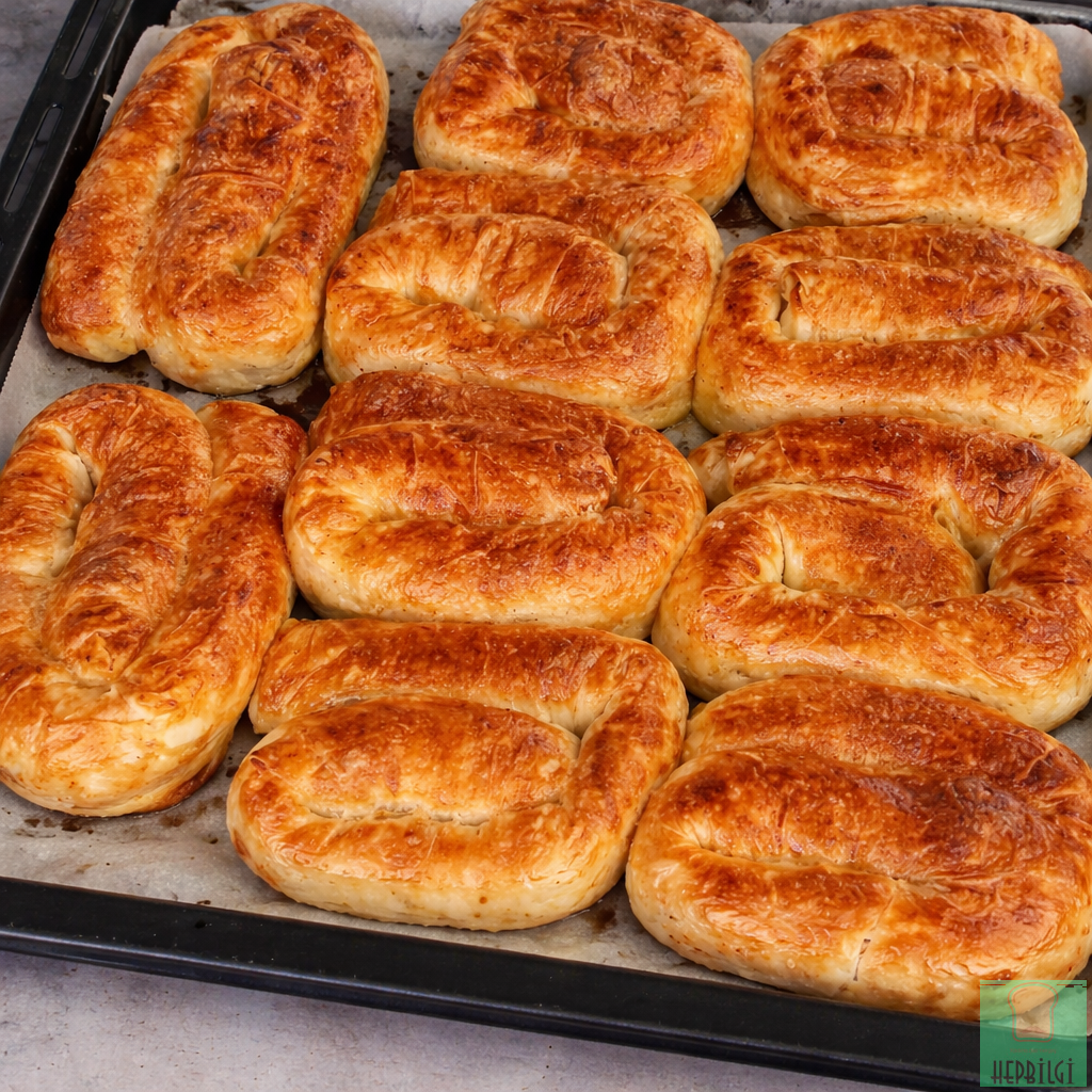 5 Yufka İle 1 Tepsi Çıtır Börek - 1