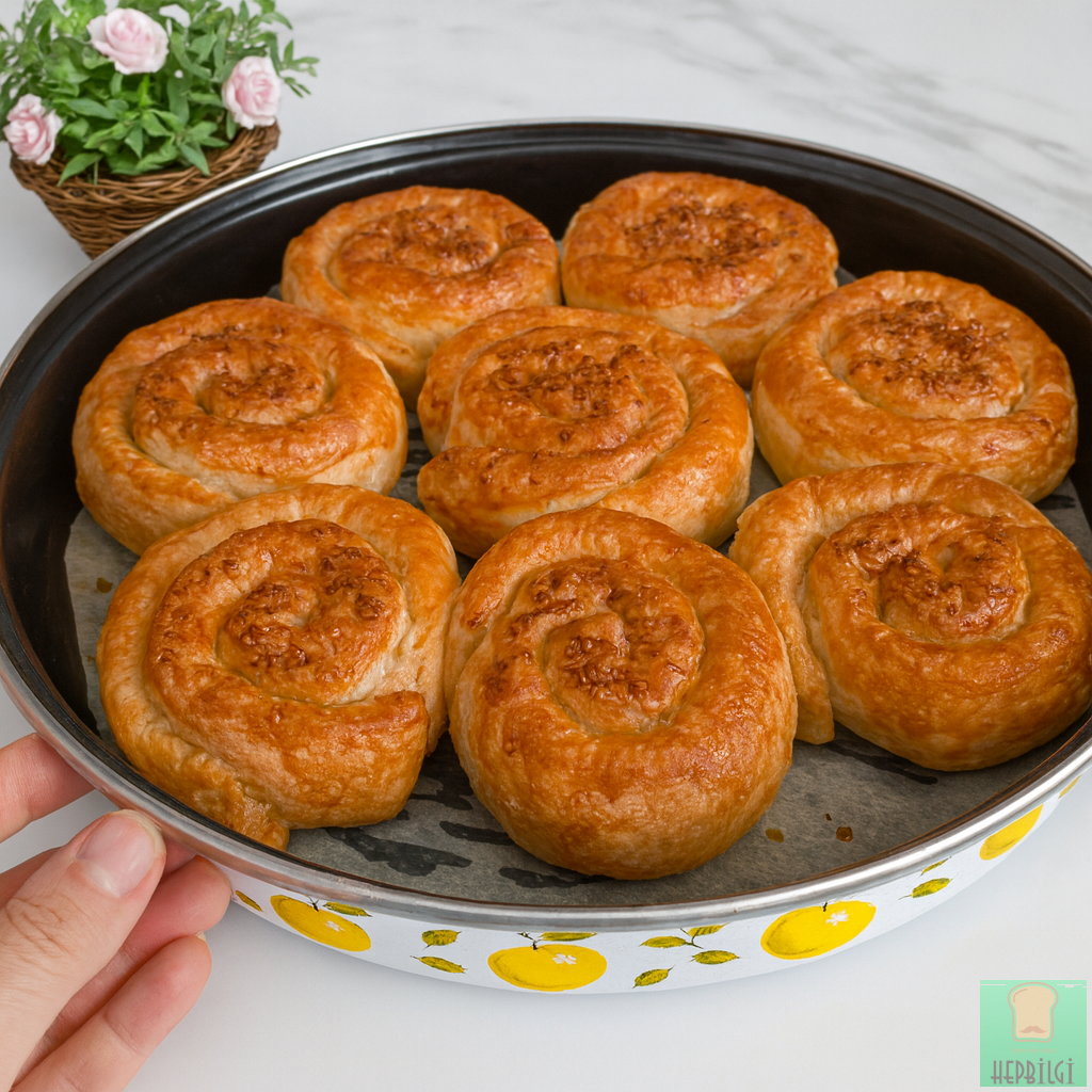 Hazır Yufkadan Çıtır Gül Böreği Tarifi - 1