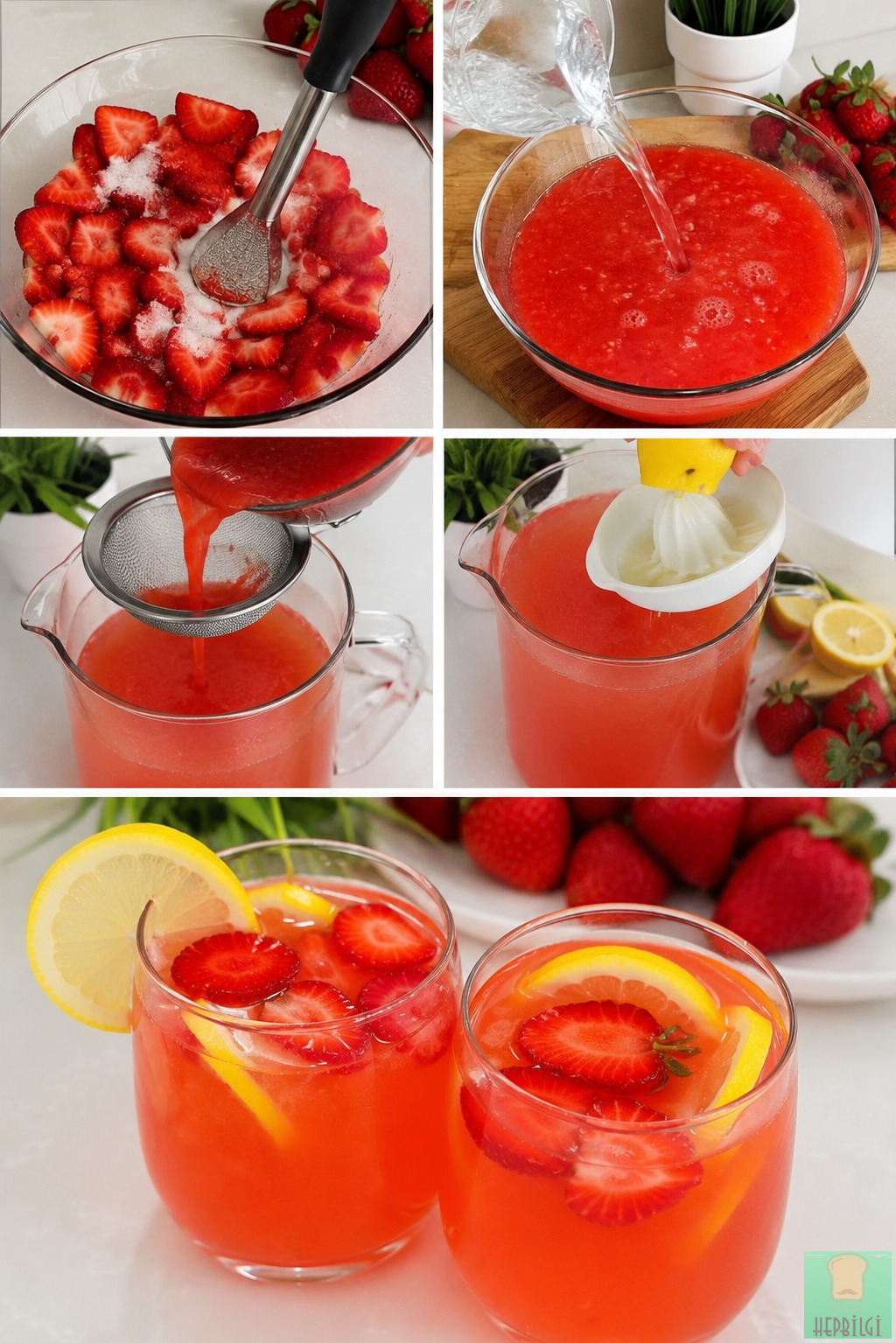 Çilekli Limonata - 3