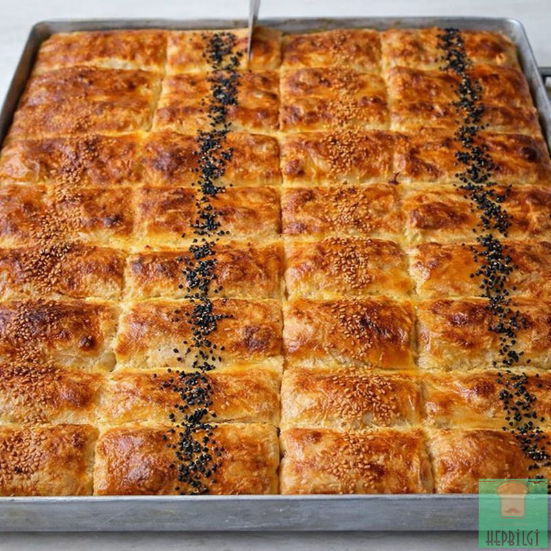 4 Yufkadan 1 Tepsi Çıtır Börek - 1