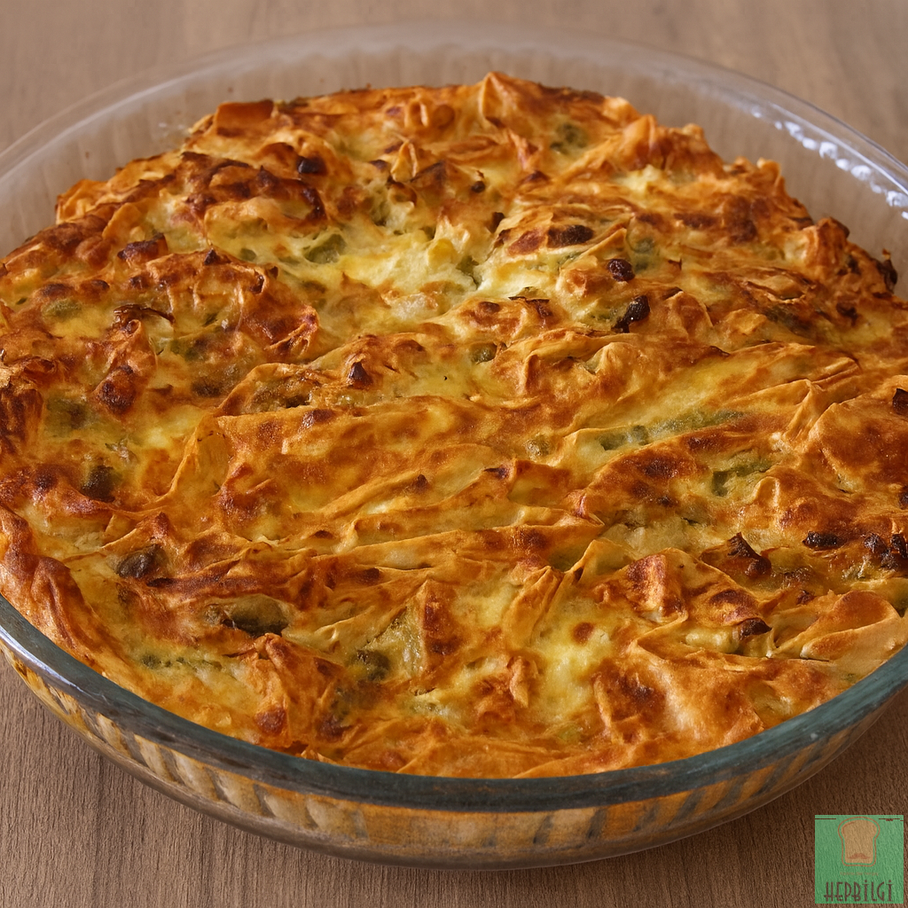 2 Yufkayla Pratik Pırasalı Börek Tarifi - 3