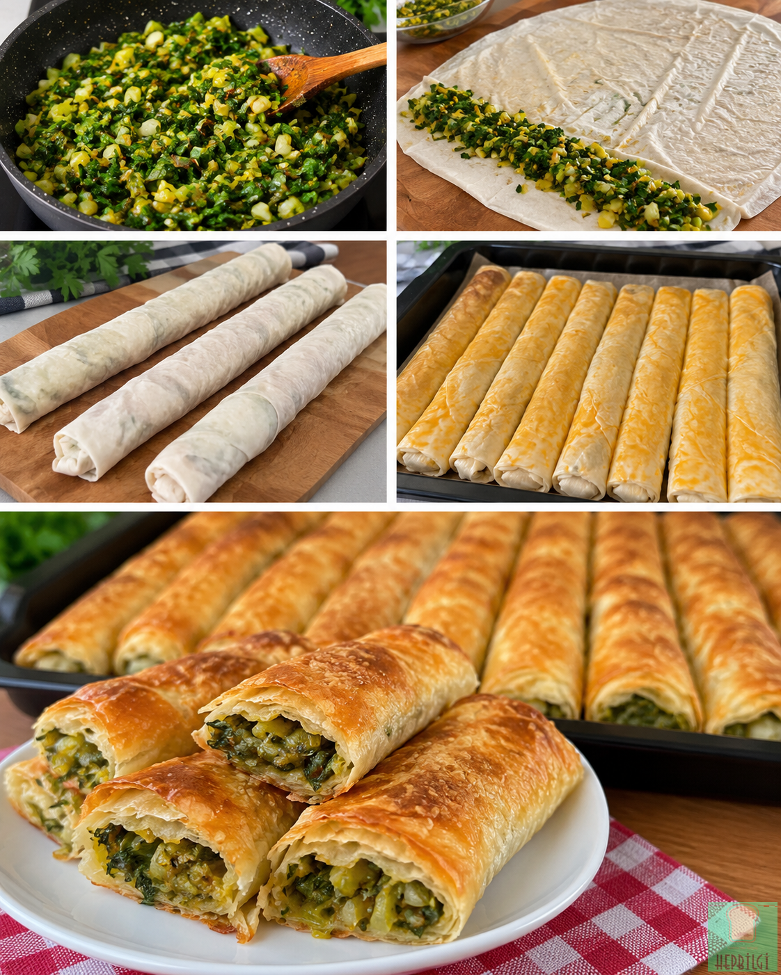 ÇITIR ÇITIR SEBZELİ UZUN BÖREK - 1
