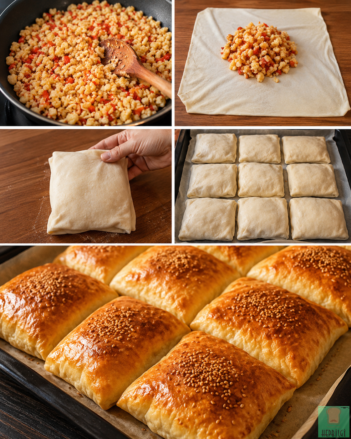 Patlıcanlı Börek (Yiyenler Kıymalı Sanacak) - 1
