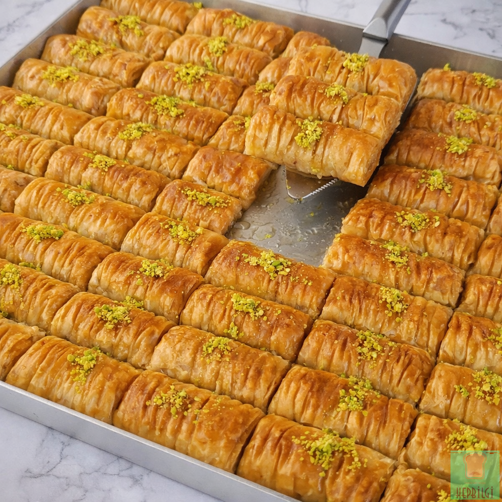 Ev Yapımı Cevizli Burma Baklava Tarifi - 2