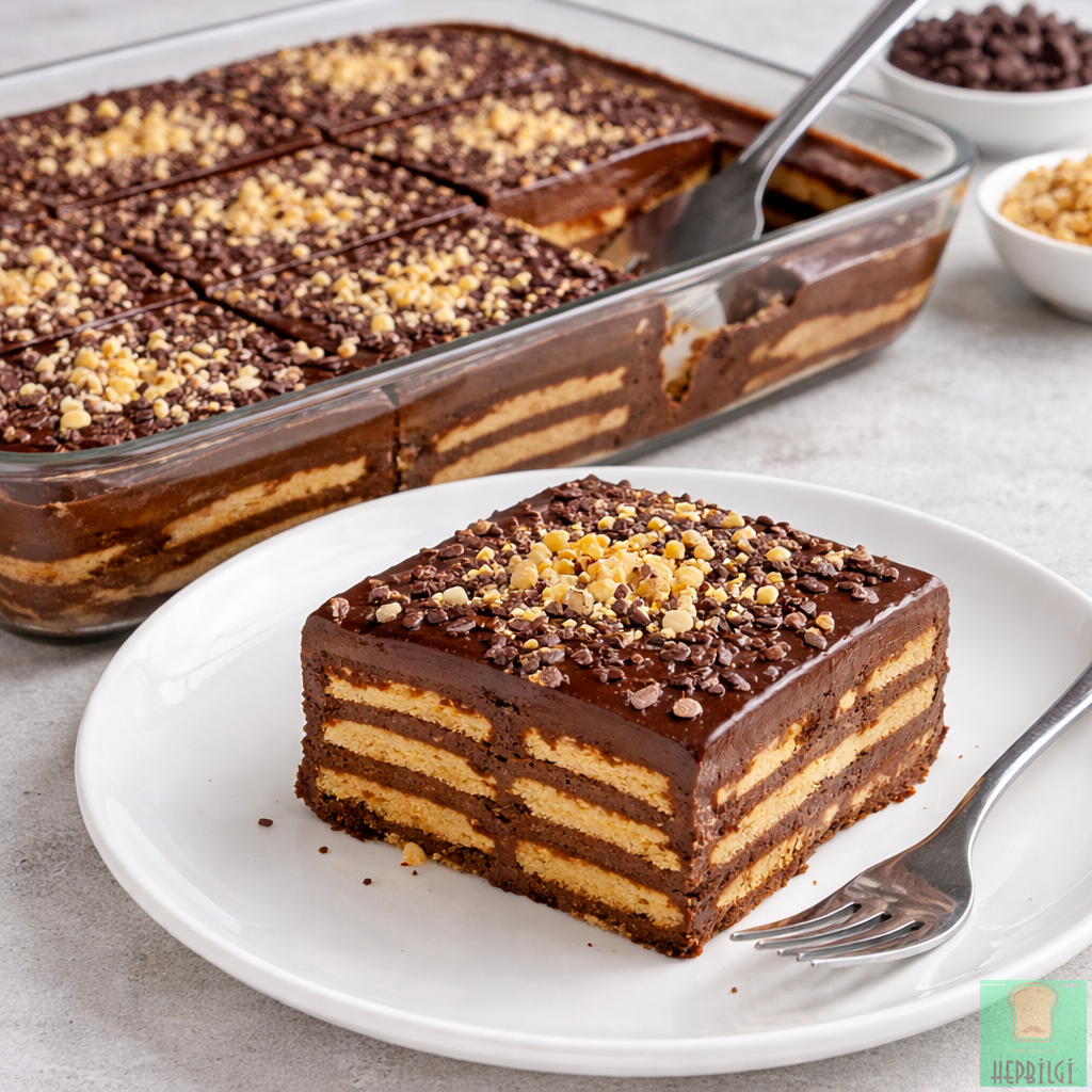 10 Dakikada Bisküvili Pasta Tarifi - 2