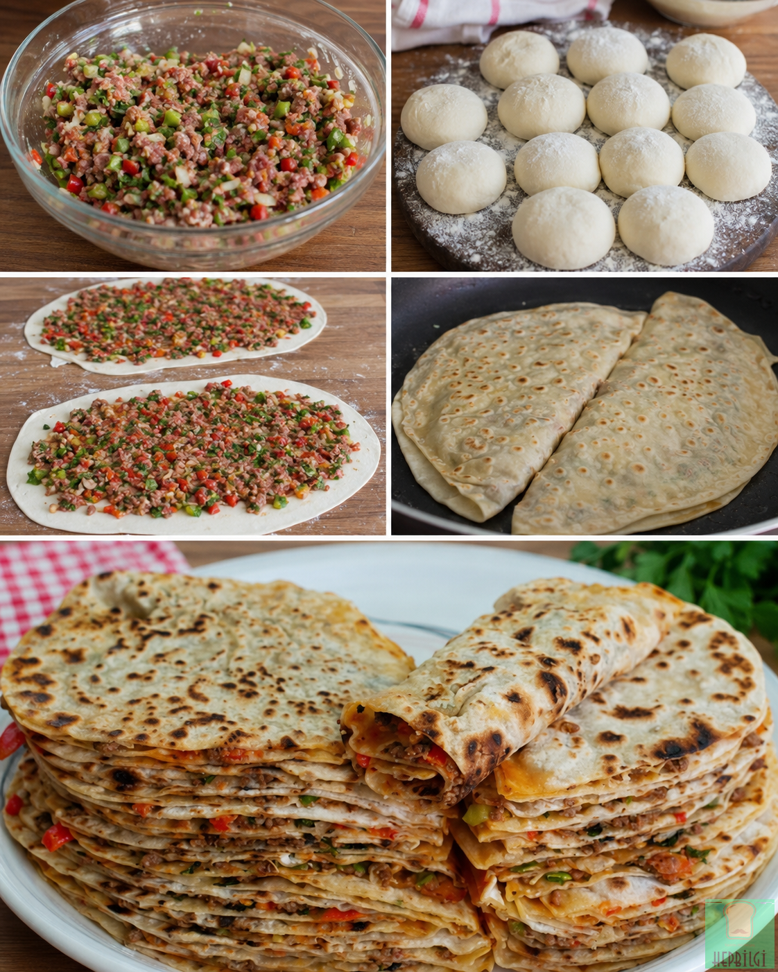 Lahmacun Tadında Mayasız Gözleme - 3