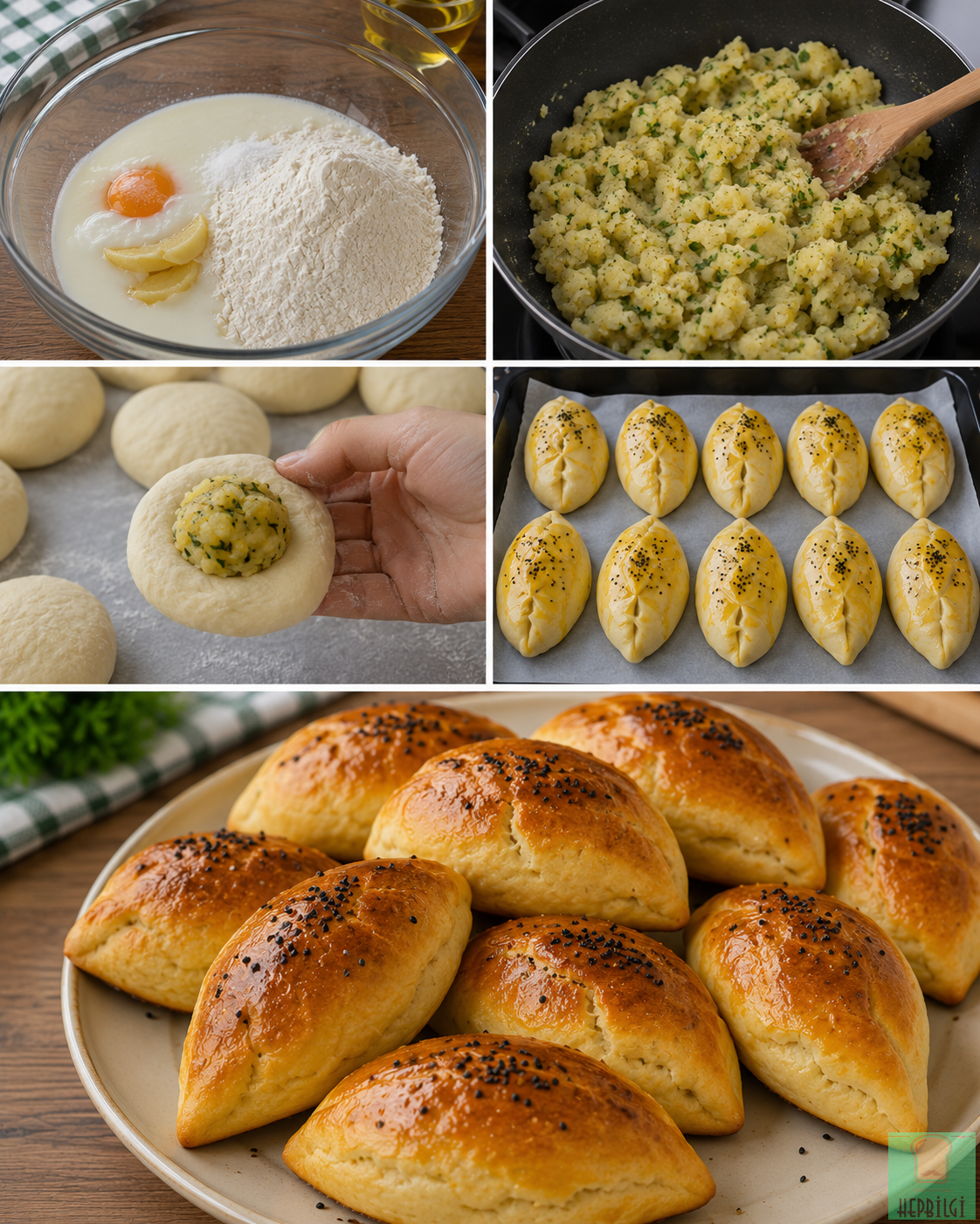Patatesli Cepli Poğaça - 1