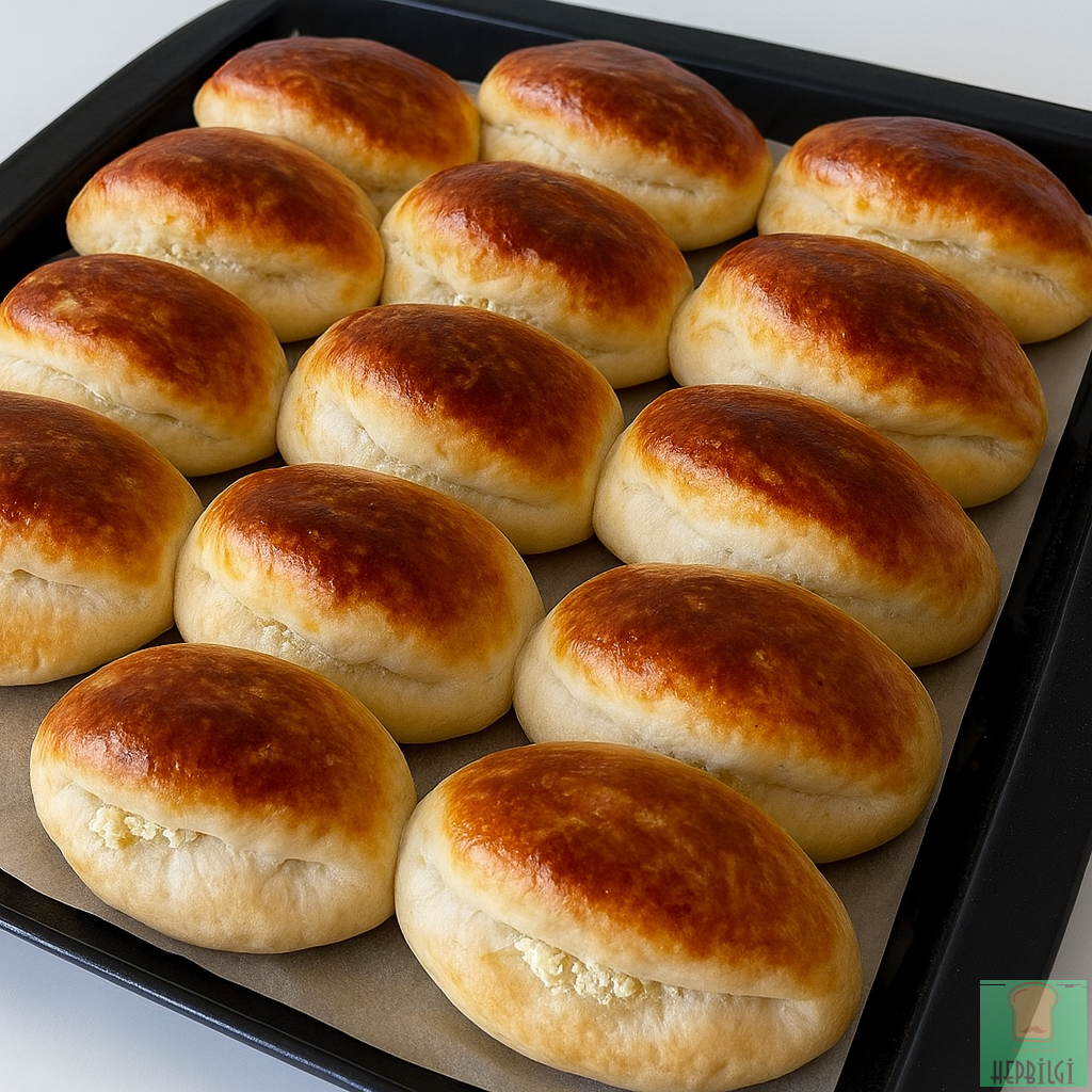 Yumuşacık Hamuruyla Peynirli Poğaça Tarifi - 2