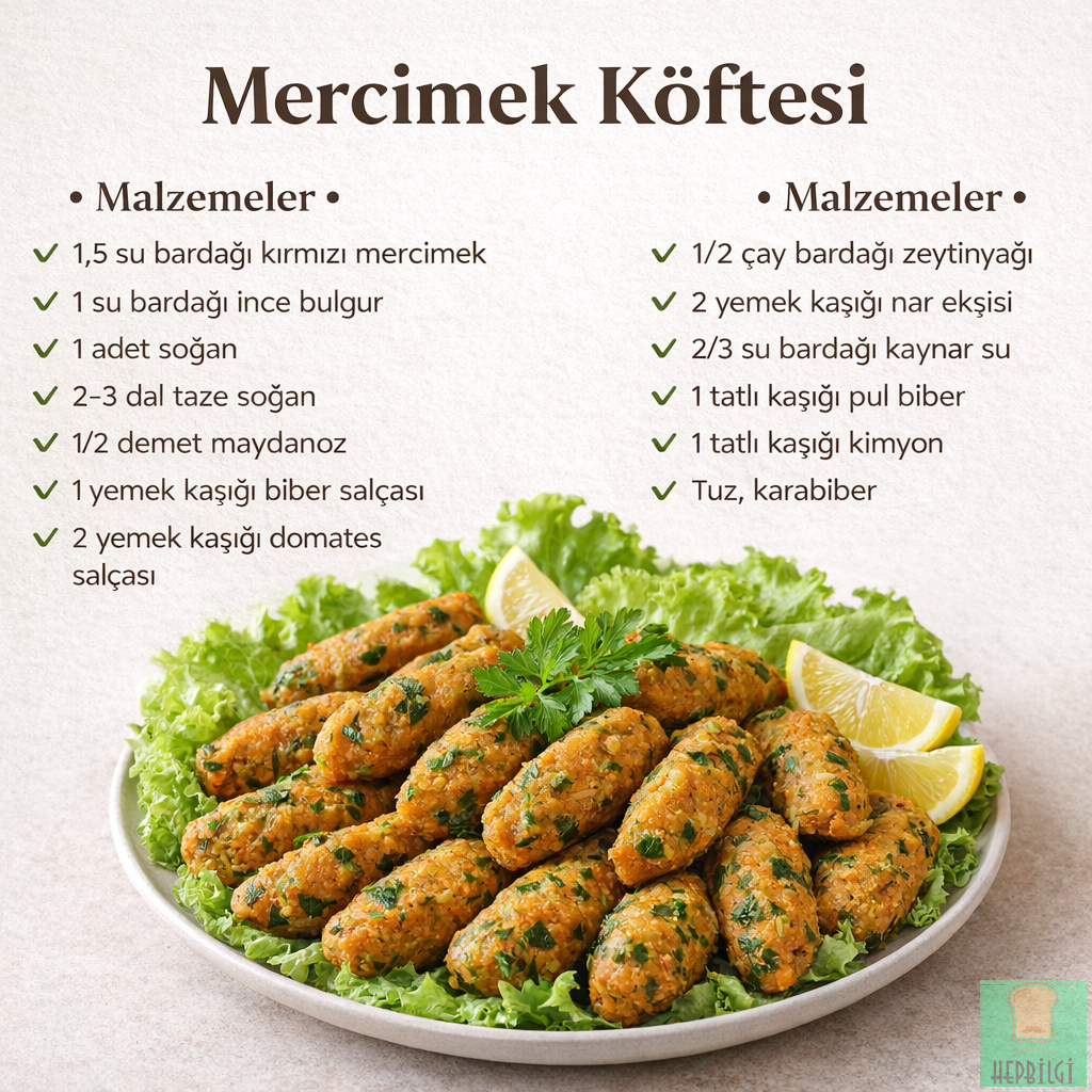 Mercimek Köftesi (Tam Kıvamında) - 2