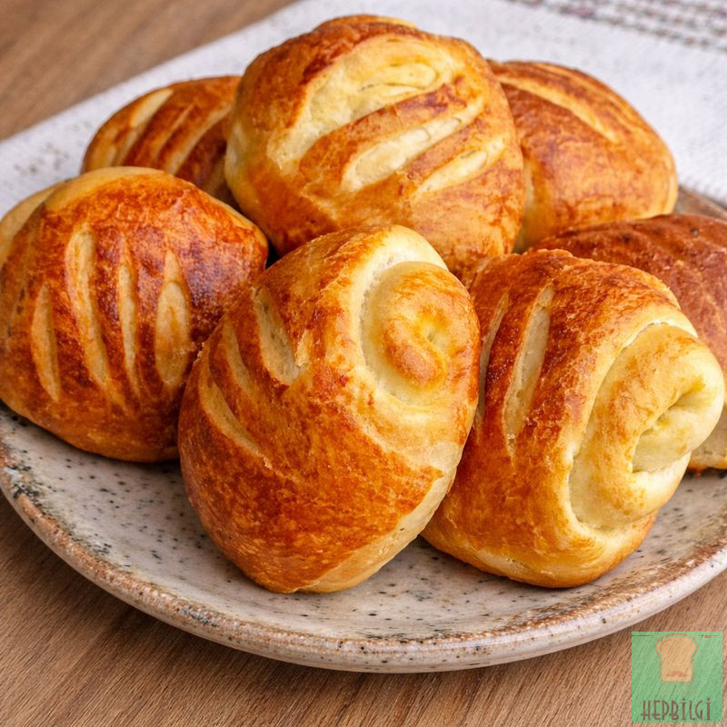 Puf Puf Kabaran Tereyağlı Poğaça Tarifi - 3