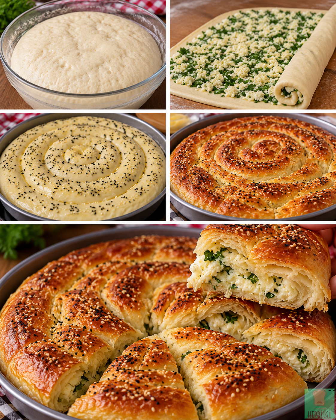 BÖREK TADINDA YUMUŞACIK PEYNİRLİ ÇÖREK - 3