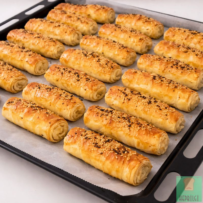 SADECE 2 YUFKAYLA 12 TANE SİRKELİ UNLU ÇITIR ÇITIR BÖREK - 3