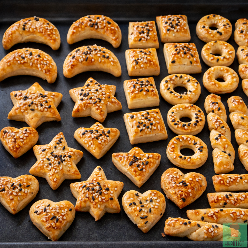 Sirkeli Tuzlu Kurabiye (Şekil Şekil) - 1