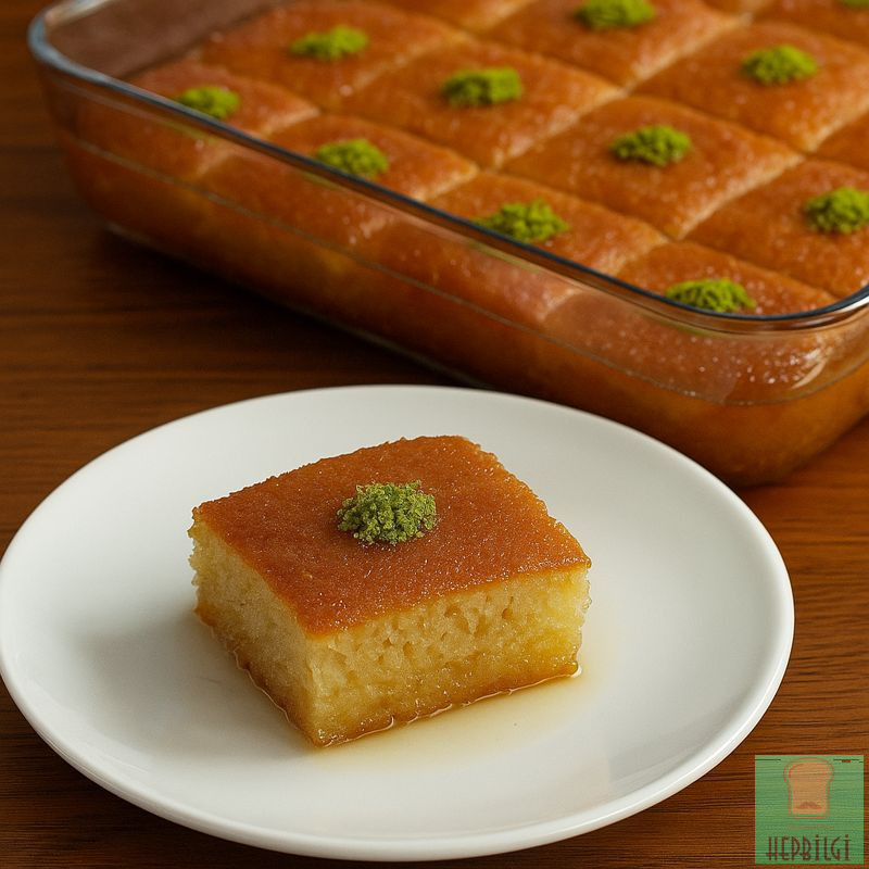 Borcamda Pamuk Gibi Şerbetli Revani Tarifi - 3