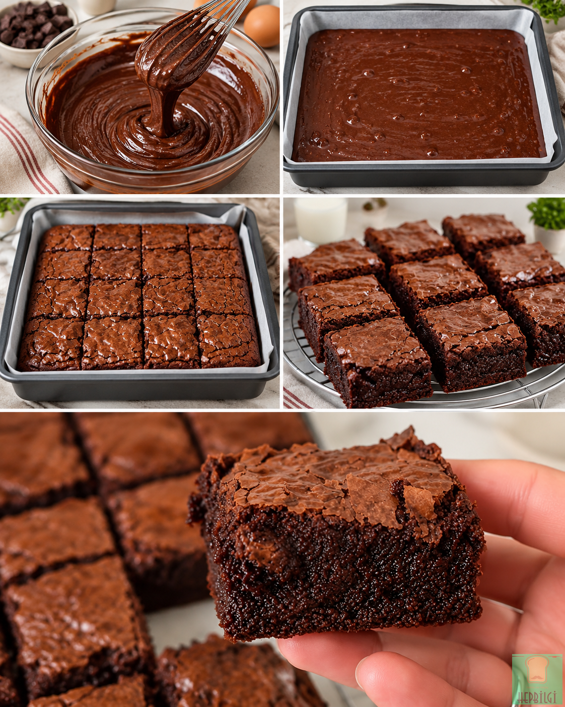 DIŞI ÇITIR İÇİ ISLAK BROWNIE - 3