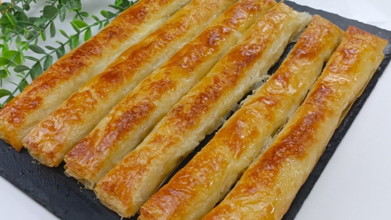 Peynirli Çıtır Börek BAKLAVA HAMURDAN - 3